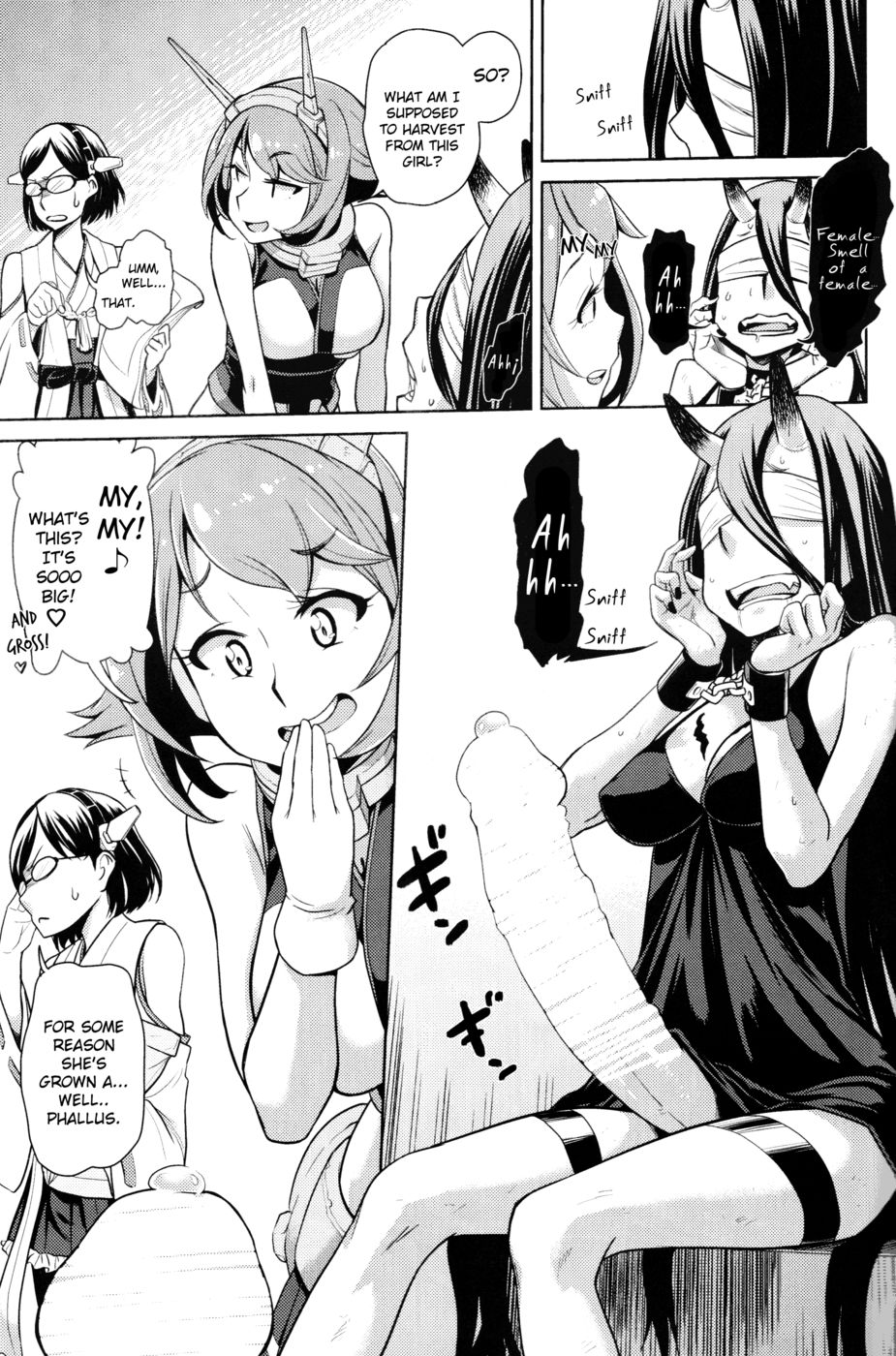 Hentai Manga Comic-Slutty Mutsu-chan's Gathering Mission-Read-6